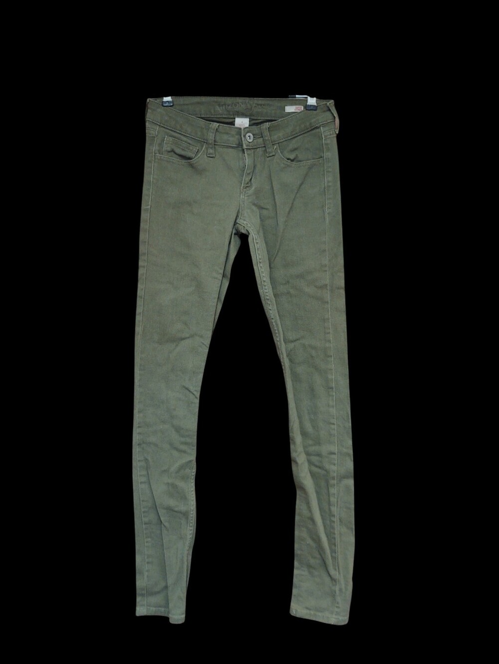 Arizona Jean Co. Super Skinny Olive Green Women’s Jeans Size 0